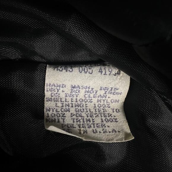 Vintage Chalk Line Mickey Mouse Satin Bomber Jacket L Youth 80s Disney USA RARE - Picture 7 of 10